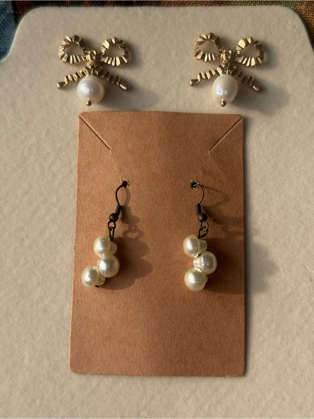 🆕Gorgeous Pearl Drop Earrings Set🆕